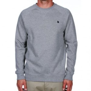 Volcom Jumper | Volcom Icon Slim Crew Fleece Sweater - Heather Grey