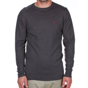 Volcom Jumper | Volcom Standard Crew Sweater - Heather Black