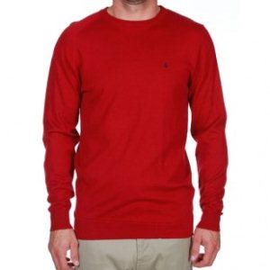 Volcom Jumper | Volcom Standard Crew Sweater - Lumber Jack Red