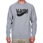 Volcom Jumper | Volcom Stoners Slim Crew Fleece Sweatshirt - Heather Grey