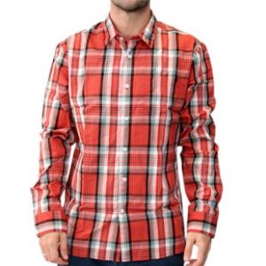 Volcom Long Sleeve Shirts | Volcom X Factor Plaid Ls Shirt - Clay
