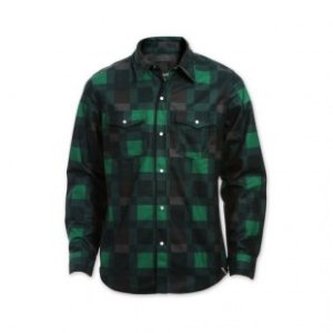 Volcom Shirt | Volcom Aka Flannel Boarding Shirt - Forest Plaid