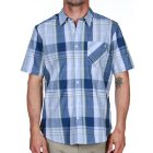 Volcom Shirt | Volcom Ex Factor Plaid Ss Shirt - Pale Blue