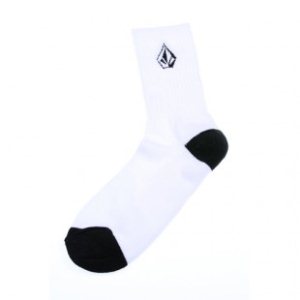 Volcom Socks | Volcom Full Stone Sock - White