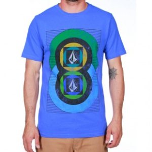 Volcom T Shirt | Volcom Around T Shirt - Electric Blue