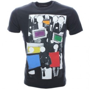 Volcom T Shirt | Volcom Baldessari 1 Fa Slim Ss T Shirt - Black