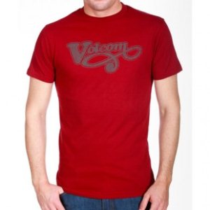Volcom T-Shirt | Volcom Cheers T Shirt - Maroon