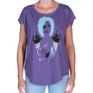 Volcom T Shirt | Volcom Eazy Tripper Circle Ladies T-Shirt - Heron Blue