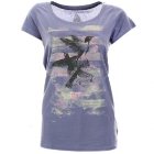 Volcom T Shirt | Volcom Floral Haze Ladies T Shirt - Heron Blue