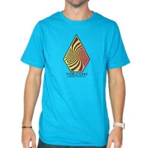 Volcom T-Shirt | Volcom Inside Basic T Shirt - Electric Blue
