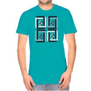 Volcom T Shirt | Volcom Interlock T Shirt - Emerald Green