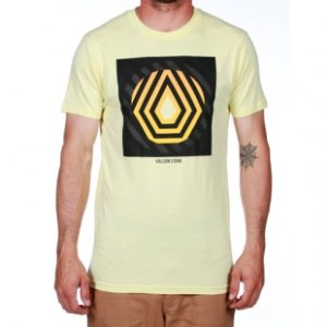 Volcom T Shirt | Volcom Minds Eye Slim Ss T Shirt - Dusty Yellow