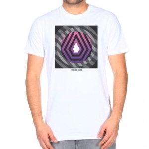 Volcom T Shirt | Volcom Minds Eye Slim Ss T Shirt - White