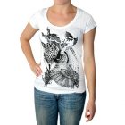 Volcom T Shirt | Volcom Skullux Owl Ladies T Shirt - White