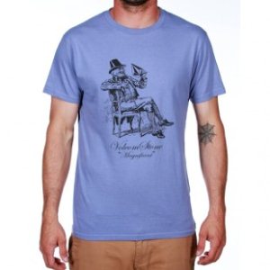 Volcom T Shirt | Volcom The Magnificent Slim Ss T Shirt - Hazy Blue