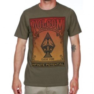 Volcom T Shirt | Volcom Vandolin T Shirt - Drab Olive