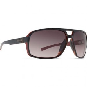 Von Zipper Sunglasses | Vz Decco Sunglasses - Black Amber ~ Brown Gradient