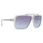 Von Zipper Sunglasses | Vz Manchu Sunglasses – White ~ Grey Blue Gradient