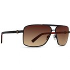 Von Zipper Sunglasses | Vz Metal Stache Sunglasses – Black Gloss ~ Brown Gradient