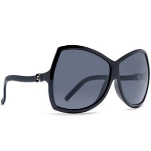 Von Zipper Sunglasses | Vz Nessie Womens Sunglasses - Black Gloss ~ Grey