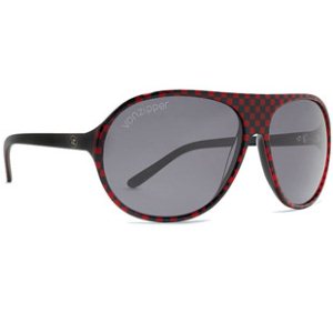 Von Zipper Sunglasses | Vz Rockford Sunglasses - Black Red Checkers ~ Grey