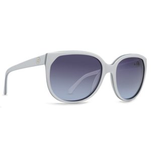 Von Zipper Sunglasses | Vz Spazz Womens Sunglasses - White ~ Grey Blue Gradient