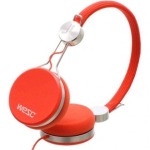 Wesc Headphones | Wesc Banjo Premium Headphones - Hot Orange