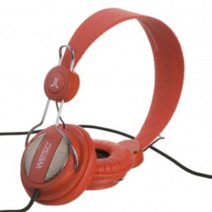 Wesc Headphones | Wesc Oboe Headphones - Hot Orange