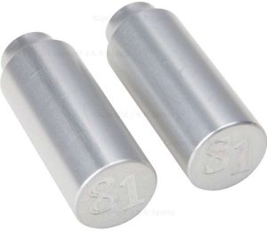 81 Customs Scooter Grind Pegs Silver