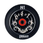 841 Tribal Metal Core 100Mm Wheel - Black Core