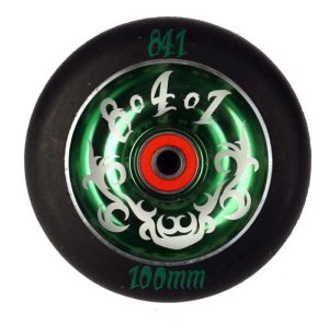 841 Tribal Metal Core 100Mm Wheel - Green Core