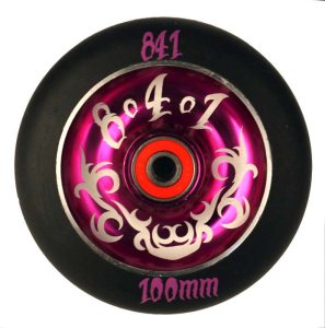 841 Tribal Metal Core 100Mm Wheel - Purple Core