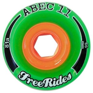 Abec 11 Freerides 66Mm Longboard Wheels X4