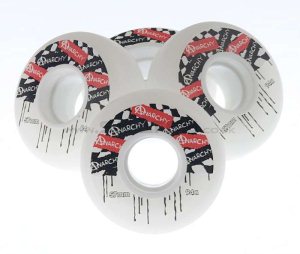 Anarchy Chaos Black Red Wheels 57Mm