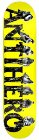 Anti Hero Fowl Hero Yellow Skateboard Deck