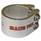 Blazer Double Collar Clamp Silver