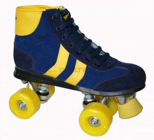 Blazer Yellow Blue Rollerskates