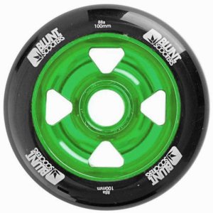 Blunt Cross Metal Core Green/Black 100Mm Wheel