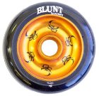 Blunt Skull Metal Core Wheel Gold/Black 100Mm