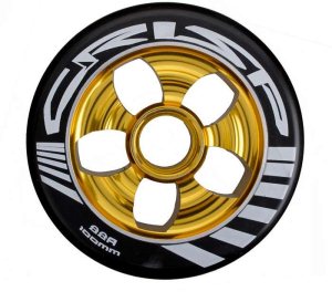 Crisp Contour Wheel 100Mm - Black / Gold