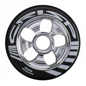 Crisp Contour Wheel 100Mm - Black / Silver