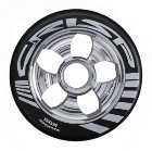 Crisp Contour Wheel 100Mm - Black / Silver