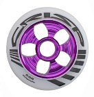 Crisp Contour Wheel 100Mm - White / Purple