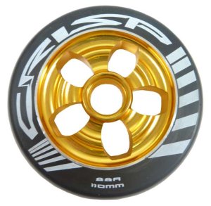 Crisp Contour Wheel 110Mm - Black / Gold