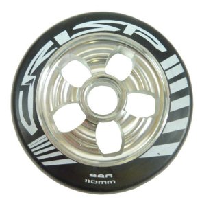Crisp Contour Wheel 110Mm - Black / Silver