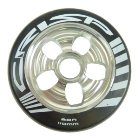 Crisp Contour Wheel 110Mm - Black / Silver