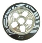 Crisp Contour Wheel 110Mm - Black / Silver