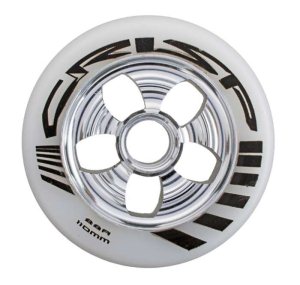 Crisp Contour Wheel 110Mm - White / Silver