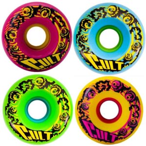 Cult Classic 70Mm Longboard Wheels X4