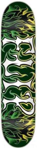 Flip Team Alchemy Yellow Green Skateboard Deck